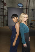 Meagan Good & Christina Applegate - photoshoot at the Paramount Lot in LA 12/13/13