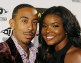 Gabrielle Union in hot black dress at Ludicris' birthday party