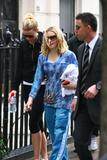 Madonna and Gwyneth Paltrow leave Madonna's personal gym next to the singer's London home