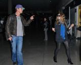Fergie and boyfriend Josh Duhamel in LAX