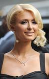 Paris Hilton arrives at The Late Show With David Letterman at Ed Sullivan Theatre in New York